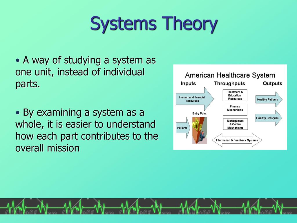 How to use system theory in healthcare change www providers amerigroup com